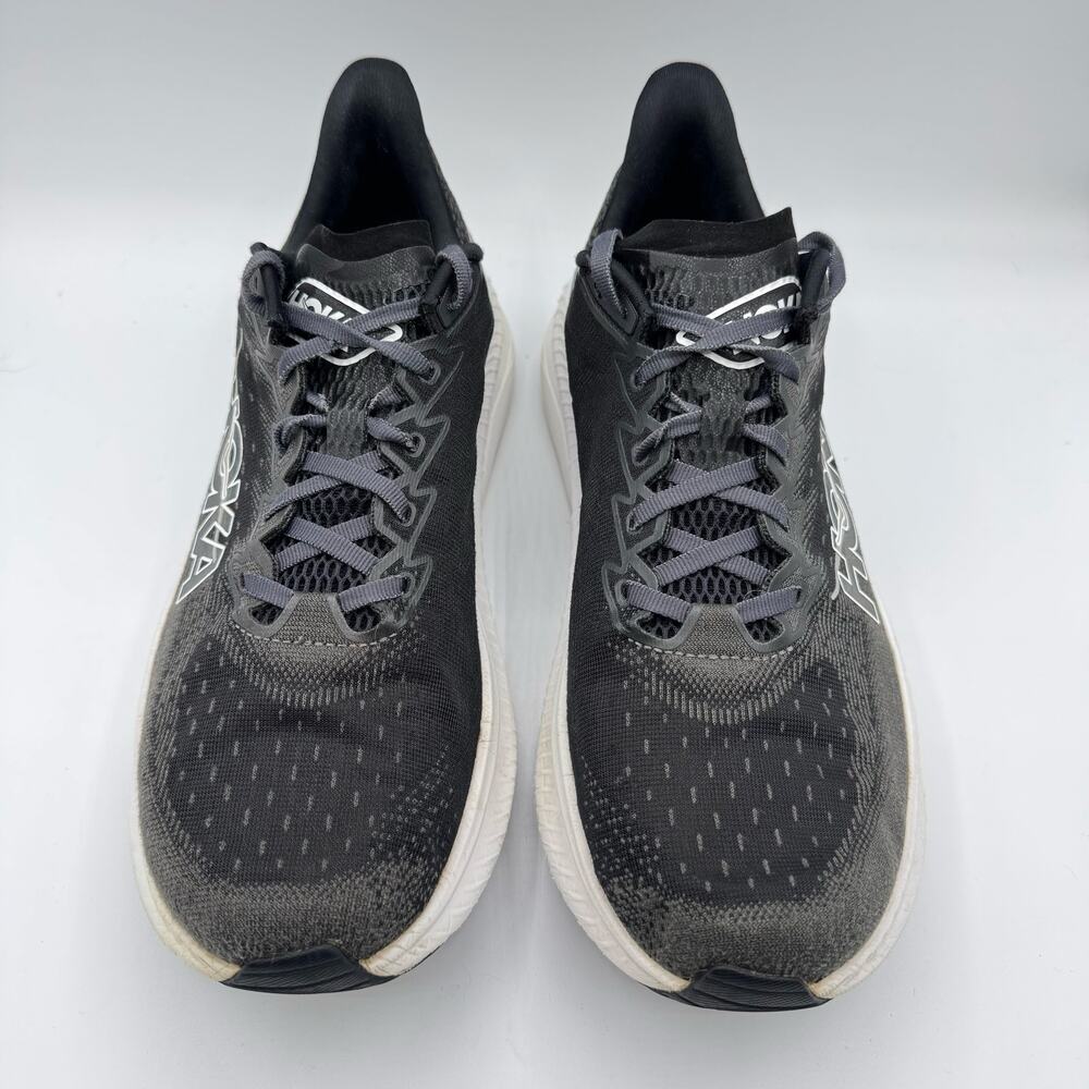 Hoka One One Mach 6 Black White Road Running Sneakers Men’s Size 11 - Picture 3 of 9